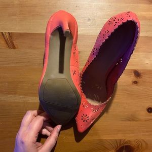 Coral/pink Lauren Conrad Shoes, Size 9.5
